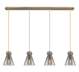 Downtown Urban Eight Light Linear Pendant in Brushed Brass (405|124-410-1PS-BB-G411-8SM)