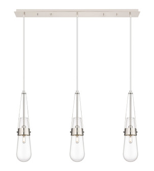 Downtown Urban LED Linear Pendant in Polished Nickel (405|123-452-1P-PN-G452-4CL)