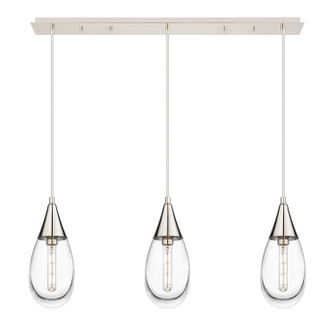 Downtown Urban LED Linear Pendant in Polished Nickel (405|123-450-1P-PN-G450-6CL)