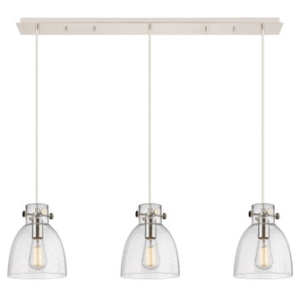 Downtown Urban Five Light Linear Pendant in Polished Nickel (405|123-410-1PS-PN-G412-8SDY)