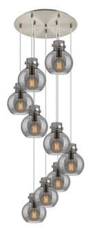 Newton Eight Light Pendant in Brushed Satin Nickel (405|119-410-1PS-SN-G410-8SM)