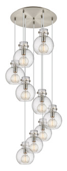 Newton Four Light Pendant in Brushed Satin Nickel (405|119-410-1PS-SN-G410-8SDY)