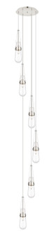 Downtown Urban Six Light Pendant in Polished Nickel (405|116-452-1P-PN-G452-4CL)