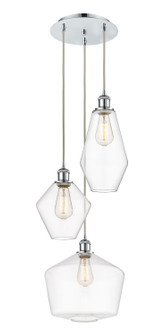 Ballston Three Light Pendant in Polished Chrome (405|113B-3P-PC-G652-MU)