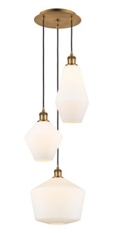 Ballston Three Light Pendant in Brushed Brass (405|113B-3P-BB-G651-MU)