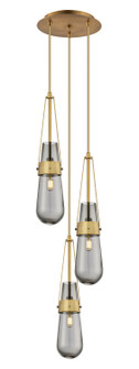 Downtown Urban LED Pendant in Brushed Brass (405|113-452-1P-BB-G452-4SM)