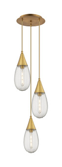 Downtown Urban Three Light Pendant in Brushed Brass (405|113-450-1P-BB-G450-6SCL)