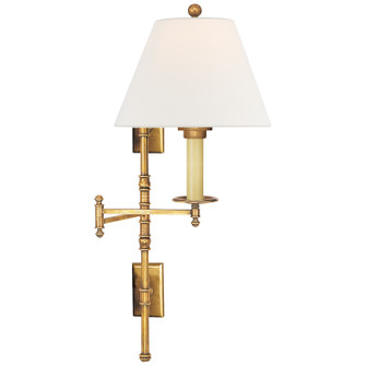 Dorchester3 One Light Swing Arm Wall Sconce in Antique-Burnished Brass (268|CHD 5102AB-L)