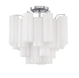 Addis Four Light Ceiling Mount in Polished Chrome (60|ADD-300-CH-WH_CEILING)