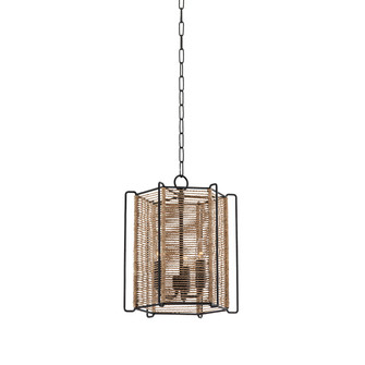 Ramon Three Light Lantern in Textured Black (67|F9813-TBK)