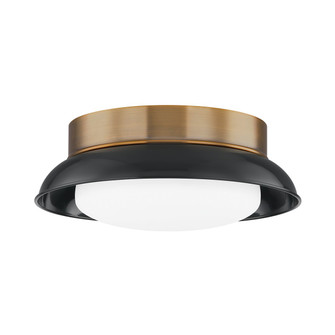 Arnie Two Light Flush Mount in Patina Brass (67|C2014-PBR/GBK)