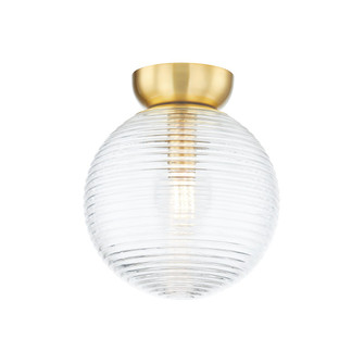 Sara One Light Flush Mount in Aged Brass (428|H815501-AGB)