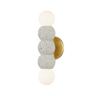 Paola Two Light Wall Sconce in Aged Brass (428|H780102-AGB)