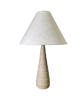 Scatchard One Light Table Lamp in Oatmeal (30|GS825-OT)