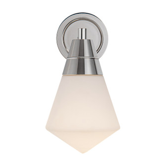 Willard One Light Wall Sconce in Polished Nickel/Opal Matte Glass (452|WV348106PNOP)