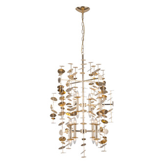 Yukari 16 Light Chandelier in Polished Brass (452|CH340041PB)