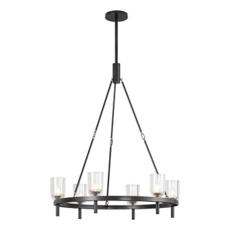 Lucian Six Light Chandelier in Urban Bronze/Clear Crystal (452|CH338632UBCC)