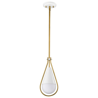 Admiral One Light Pendant in Matte White (72|60-7922)