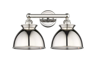 Edison Two Light Bath Vanity in Polished Nickel (405|616-2W-PN-M14-PN)