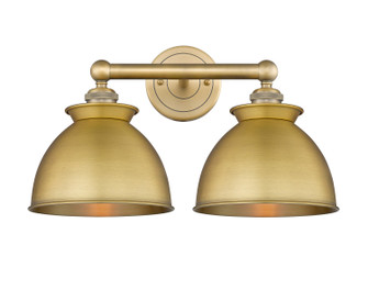 Edison Two Light Bath Vanity in Brushed Brass (405|616-2W-BB-M14-BB)