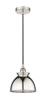 Edison One Light Mini Pendant in Polished Nickel (405|616-1P-PN-M14-PN)