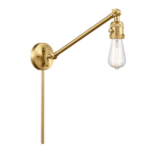 Franklin Restoration One Light Swing Arm in Satin Gold (405|237-SG)