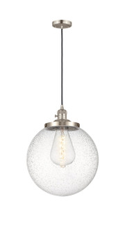 Franklin Restoration One Light Mini Pendant in Brushed Satin Nickel (405|201CSW-SN-G204-14)