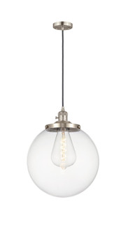 Franklin Restoration One Light Mini Pendant in Brushed Satin Nickel (405|201CSW-SN-G202-14)