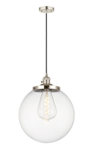 Franklin Restoration One Light Mini Pendant in Polished Nickel (405|201CSW-PN-G202-14)