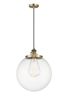 Franklin Restoration One Light Mini Pendant in Antique Brass (405|201CSW-AB-G202-14)