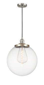 Franklin Restoration One Light Mini Pendant in Brushed Satin Nickel (405|201C-SN-G202-14)