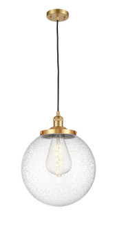 Franklin Restoration One Light Mini Pendant in Satin Gold (405|201C-SG-G204-14)