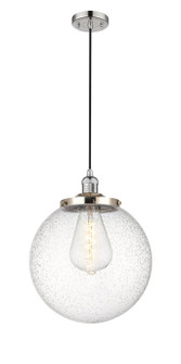 Franklin Restoration One Light Mini Pendant in Polished Nickel (405|201C-PN-G204-14)