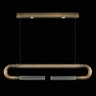 Antonia LED Linear Pendant in Ombre Bronze/Nickel/No Parchment (48|924140-620ST)