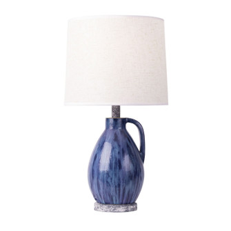 Avesta One Light Table Lamp in Apothecary Gray/Blue Lustro (137|395T01AAYLU)