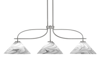 Cavella Three Light Island Pendant in Graphite (200|3936-GP-2129)