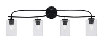 Cavella Four Light Bath Bar in Matte Black (200|3914-MB-530)