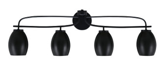 Cavella Four Light Bath Bar in Matte Black (200|3914-MB-426-MB)