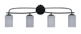 Cavella Four Light Bath Bar in Matte Black (200|3914-MB-4062)