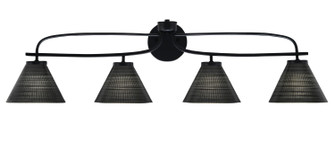 Cavella Four Light Bath Bar in Matte Black (200|3914-MB-4059)