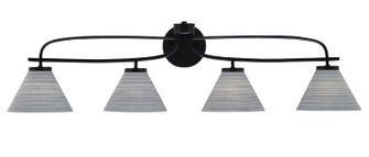 Cavella Four Light Bath Bar in Matte Black (200|3914-MB-4052)