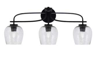 Cavella Three Light Bath Bar in Matte Black (200|3913-MB-4812)
