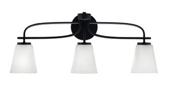 Cavella Three Light Bath Bar in Matte Black (200|3913-MB-460)