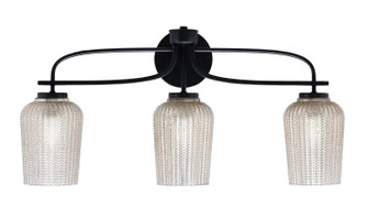 Cavella Three Light Bath Bar in Matte Black (200|3913-MB-4253)