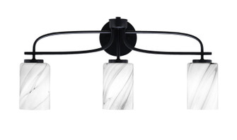 Cavella Three Light Bath Bar in Matte Black (200|3913-MB-3009)