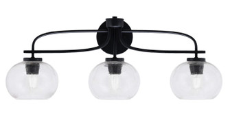 Cavella Three Light Bath Bar in Matte Black (200|3913-MB-202)