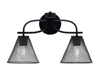 Cavella Two Light Bath Bar in Matte Black (200|3912-MB-805)