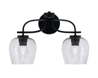 Cavella Two Light Bath Bar in Matte Black (200|3912-MB-4812)