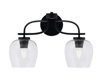Cavella Two Light Bath Bar in Matte Black (200|3912-MB-4810)