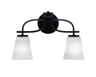 Cavella Two Light Bath Bar in Matte Black (200|3912-MB-460)